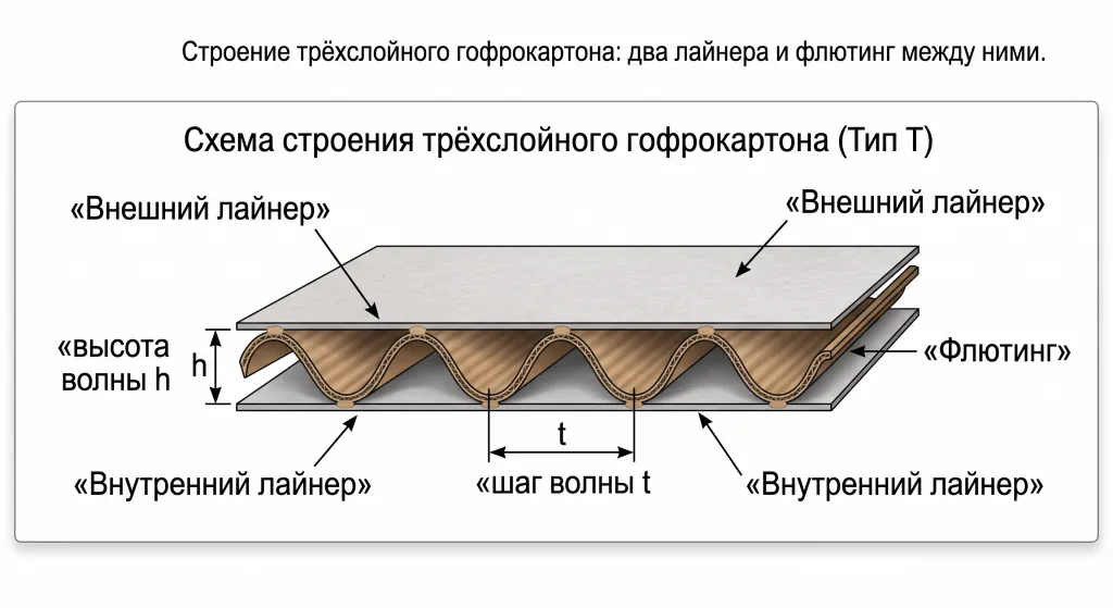схема строения трёхслойного гофрокартона.png